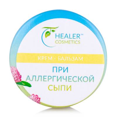 Podrobnoe foto крем-бальзам при алергічної висипки healer cosmetics, 10 г