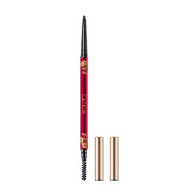 Podrobnoe foto олівець для брів catkin fill & fluff eybrow pencil зі щіточкою, c03 brown, 0.08 г