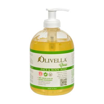 Podrobnoe foto мило рідке olivella для обличчя та тіла на основі оливкової олії 500мл